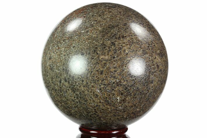Polished Agatized Dinosaur (Gembone) Sphere - Utah #95204